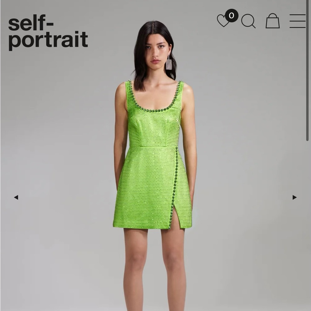 Self-Portrait Green Dress